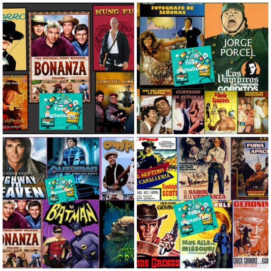 🎬📺 SERIES RETRO + SUPER COLECCIÓN DE PELÍCULAS